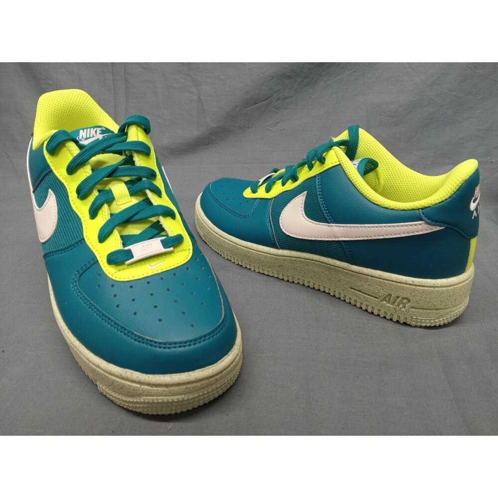 Nike Air Force 1 Crater NN (GS) Sneakers Spruce Volt Size 7Y NEW NO BOX!